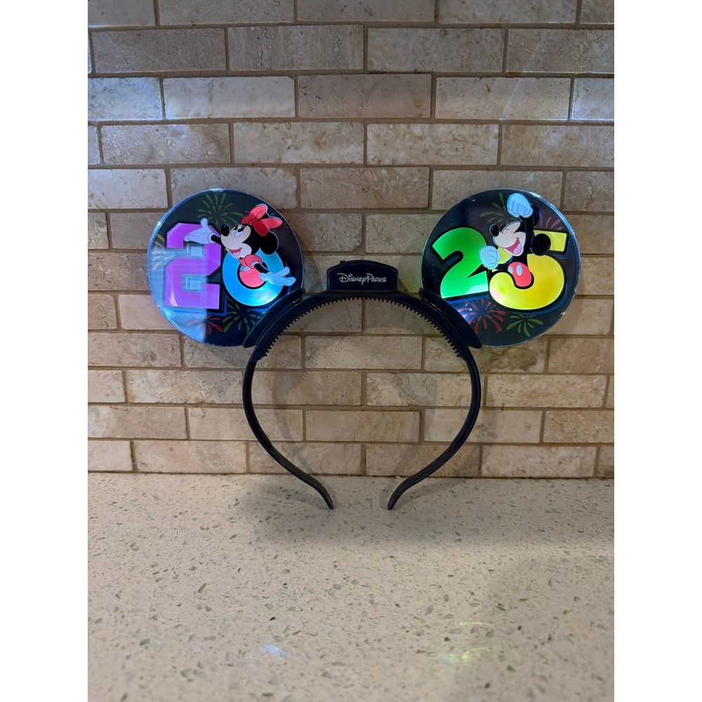 Disney World 2025 Glow Light Up Mickey Minnie Ears
